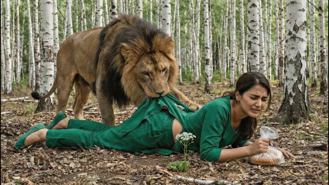 ماذا فعل الأسد الجائع مع الفتاة المعلقة في الغابة؟ ماذا سيحدث الآن؟ قصة أخلاقية عربية