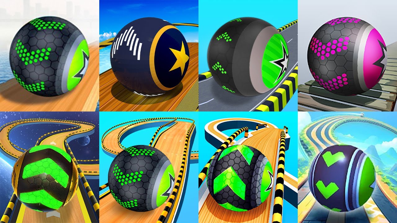 Going Balls VS Rolling Balls,Fly Ball,Temple Rolling Ball Max SpeedRun 56778 Levels Tiktok Game xlso