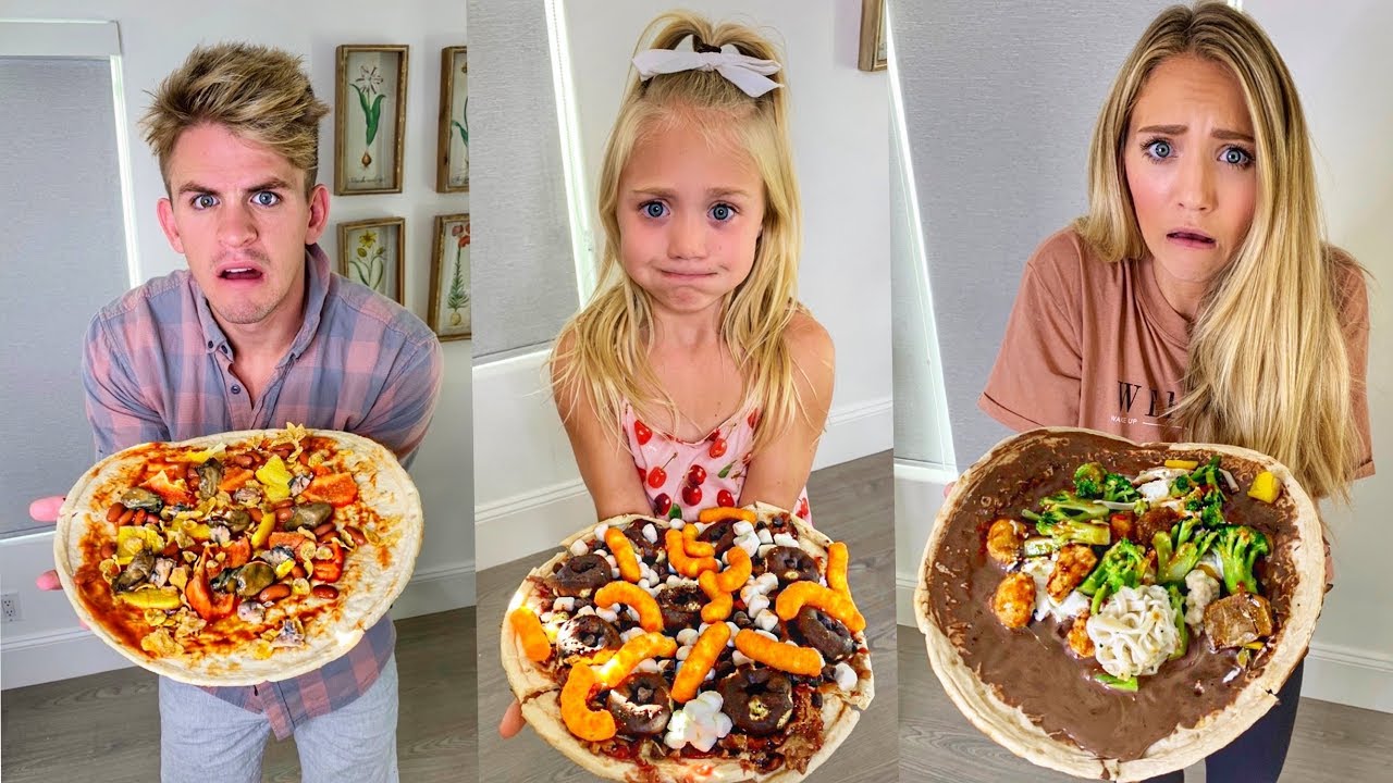 Making The World's GROSSEST Pizza Then Eating It!!! - Challenge