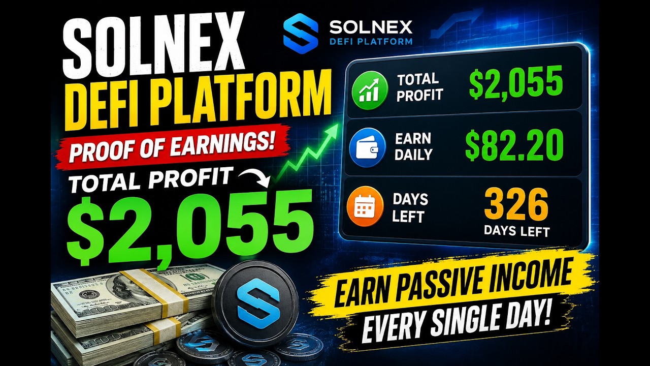 🚀 Solnex DeFi Platform Update: $2,055 Total Profit | $82.20 Daily | 326 Days Left