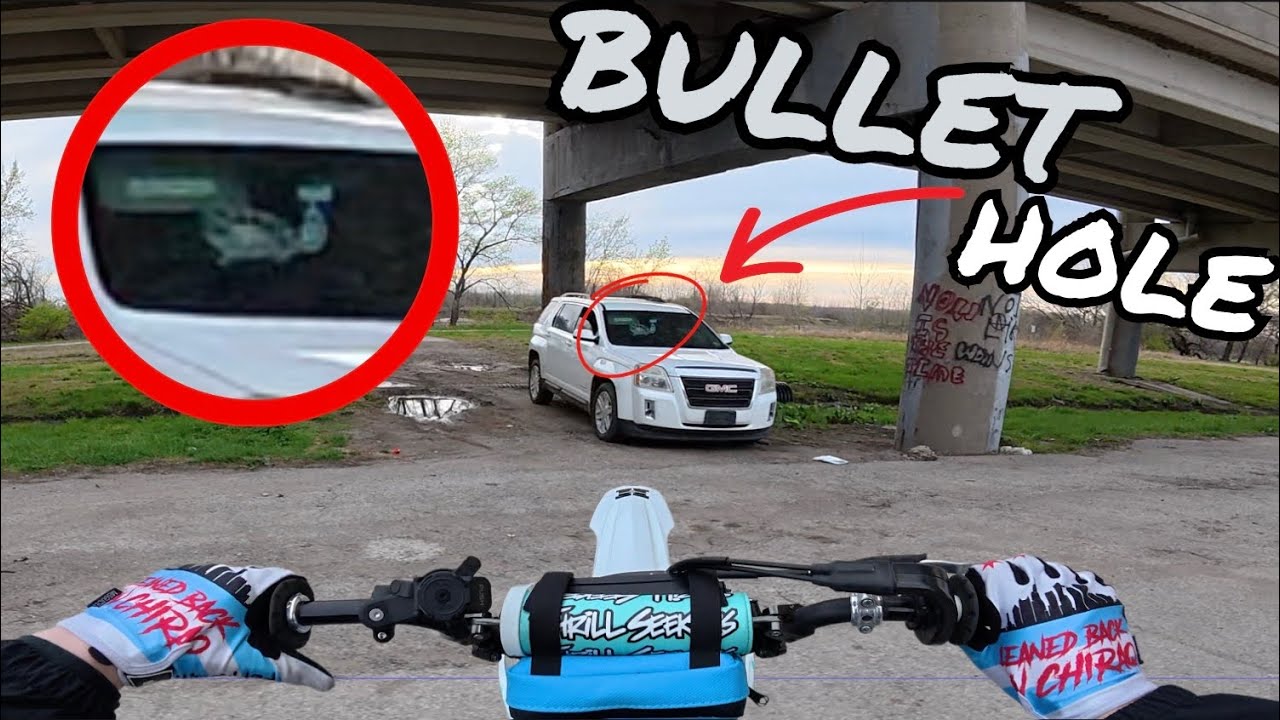 I found a stolen car and it was sh0t up