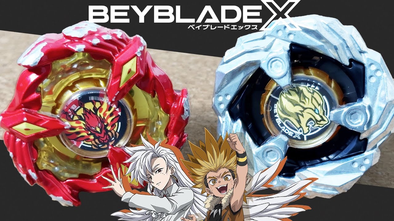 KR&Oacute;L I FENIKS! | Leon Claw 5-60P kontra Phoenix Wing 9-60GF Epicka bitwa anime! | Beyblade X