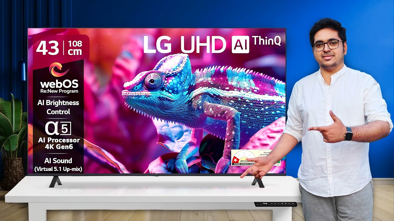 LG 43UR75006LC [ 2025 Latest Model ] 4K Smart TV Review - Best 43 Inch Smart TV Under ₹30,000 ?