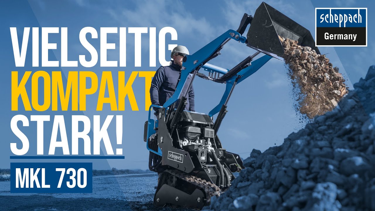 Scheppach Kompaktlader MKL730 – Alle Funktionen & Zubehör im Einsatz! ⚡ #frontlader #kompaktlader