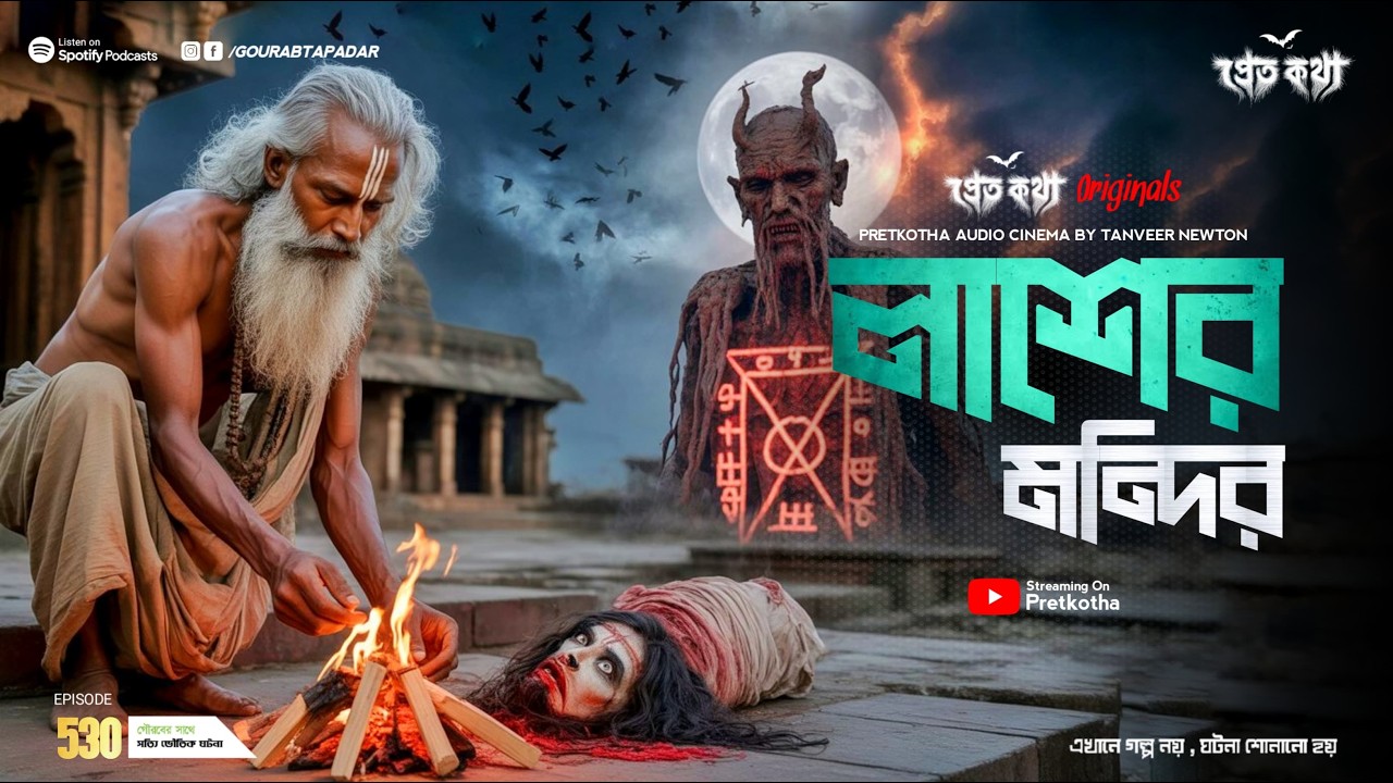 লাশের মন্দির ভৌতিক ঘটনা | Tanveer Newton Special | @Pretkotha Episode 530 | Real Horror Story