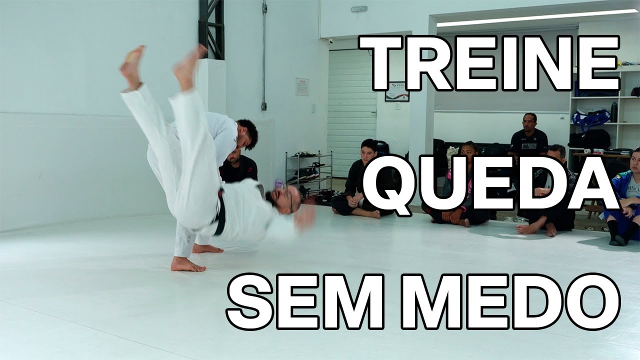 Perca o medo de treinar quedas no jiu jitsu