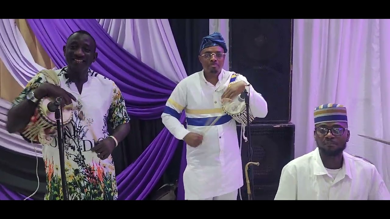 AGD on stage with Obesere at Bukky birthday party 🎉 