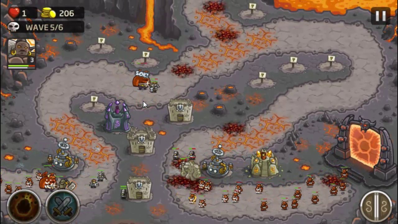 Kingdom Rush - PIT OF FIRE - Heroic - Veteran (Hard)