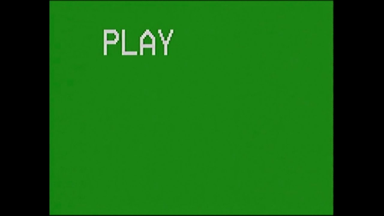 [REAL AND FREE VIDEO] PANASONIC VHS DISPLAY LOGOS AND  GLITCHES WITH GREEN SCREEN BACKROUND