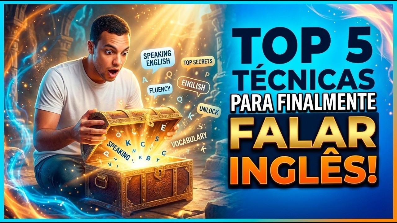 Travou pra Falar Inglês? Faça ISSO (TOP 5 Técnicas Práticas para Iniciantes)