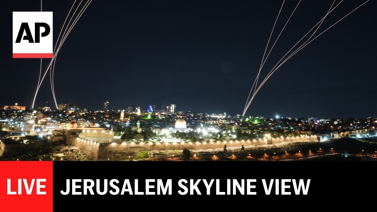 LIVE: Jerusalem skyline as Iran responds after Khamenei's death