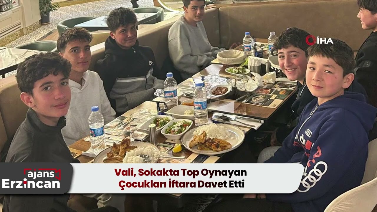 Vali, Sokakta Top Oynayan Çocukları İftara Davet Etti