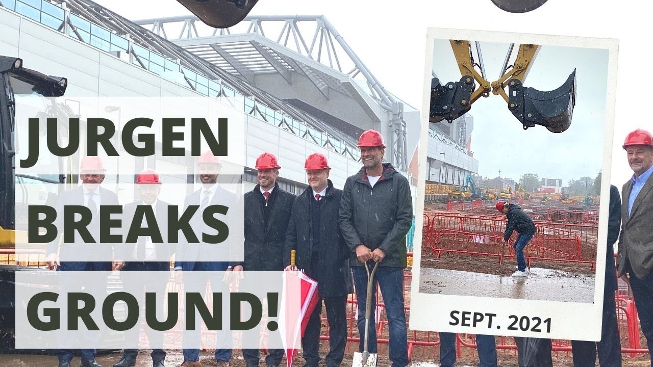 Jurgen Klopp officially starts Anfield Road End expansion