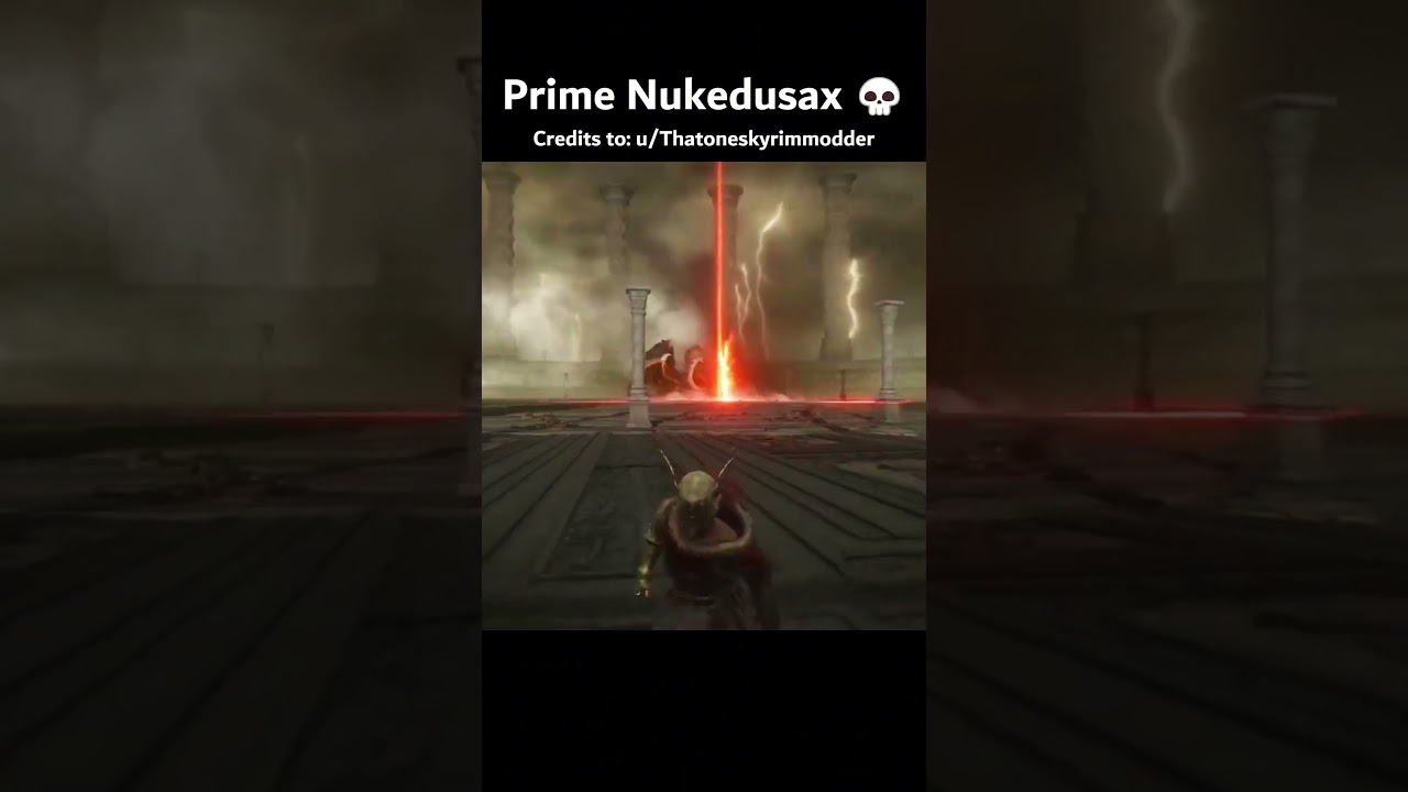 Placidusax the Nuke Lord 💥 #eldenring