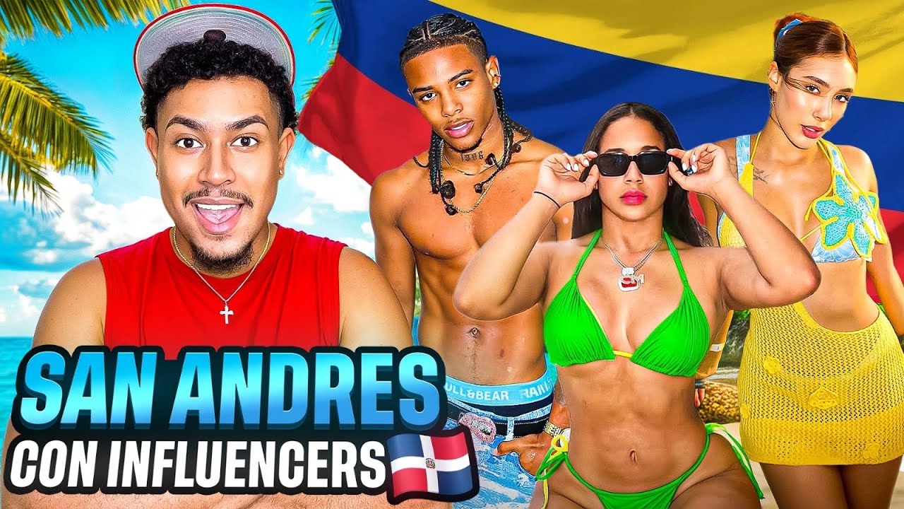 I TRAVELED to SAN ANDR&Eacute;S with my FAMOUS FRIENDS! 😱🇨🇴 *The plane broke down*