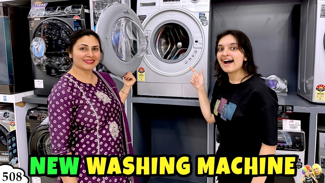 NEW WASHING MACHINE | Family life vlog | Aayu and Pihu Show
