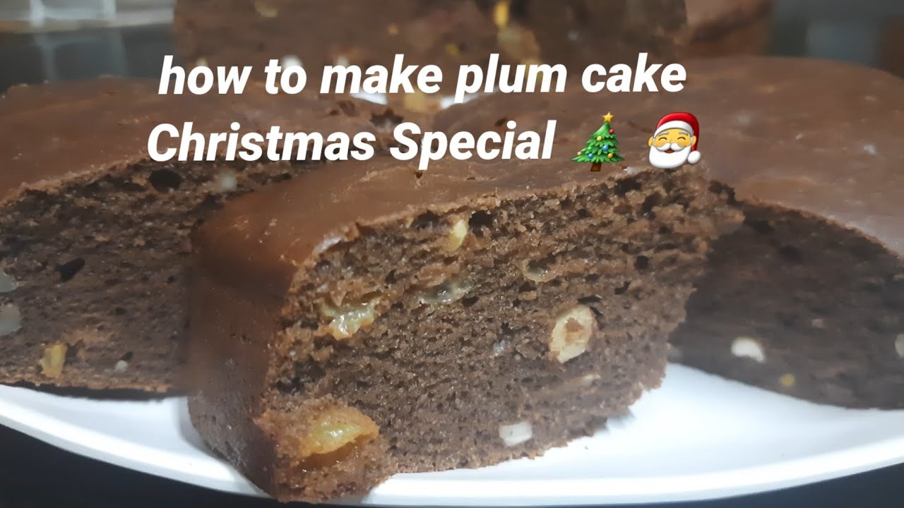 How To Make Plum Cake without Egg In Pressure Cooker/Fruit Cake No Egg But Soft/Christmas Special