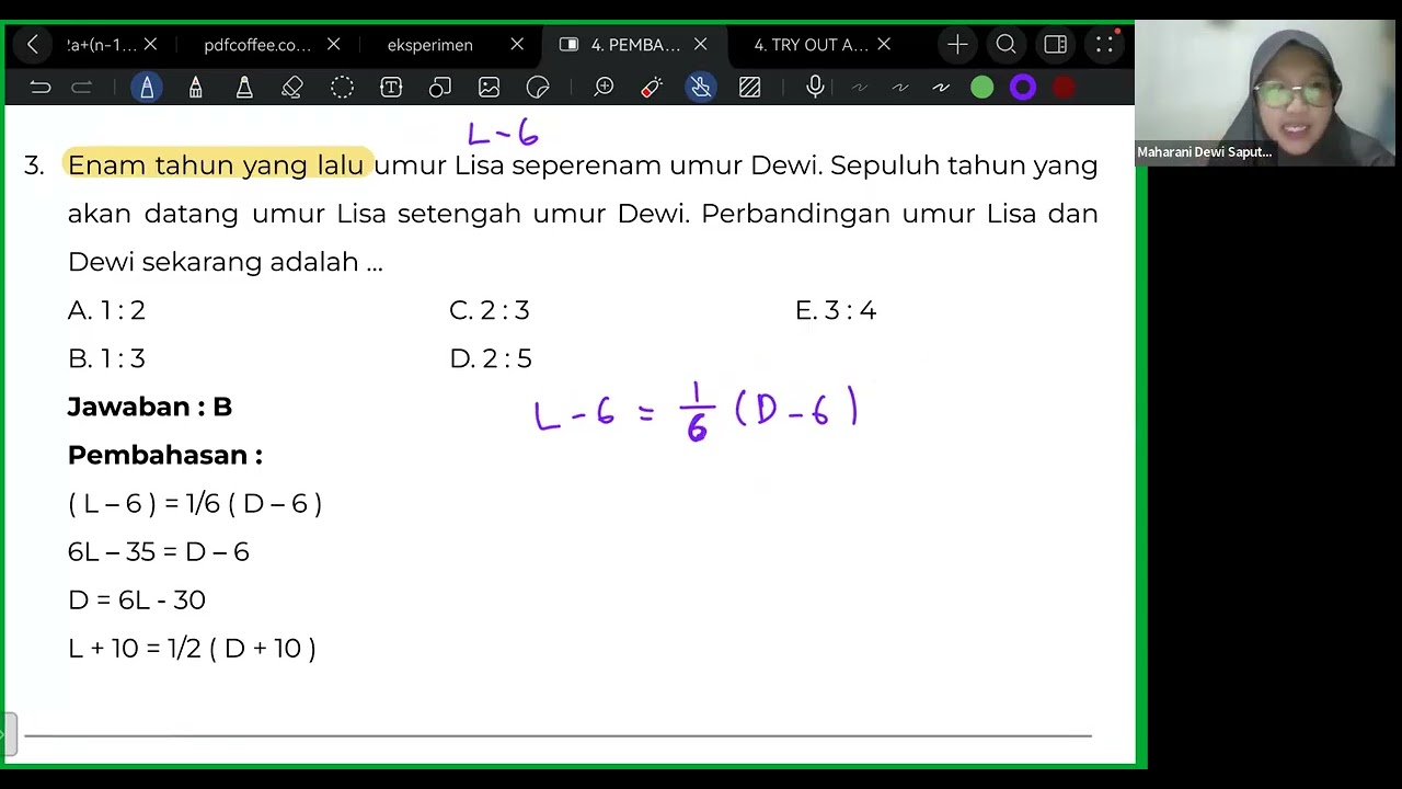 Bimbel Private Penalaran Numerik (13/2/2026)