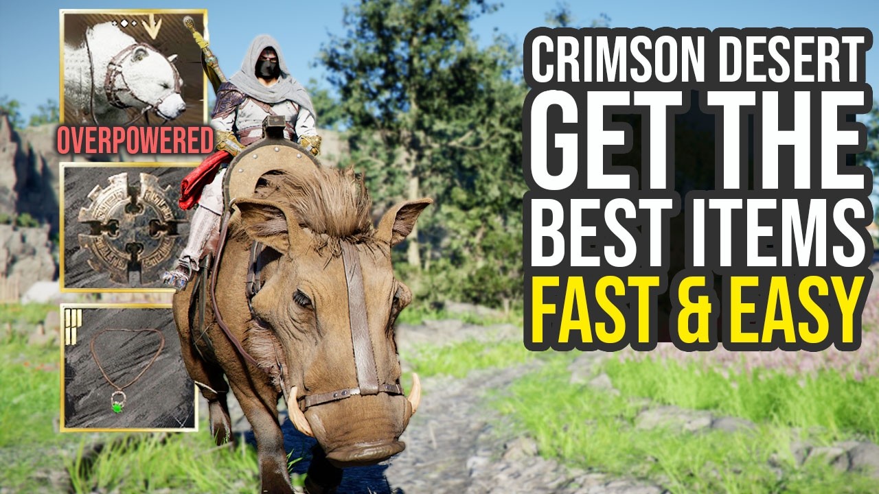 Get The Best Crimson Desert Items FAST & EASY...