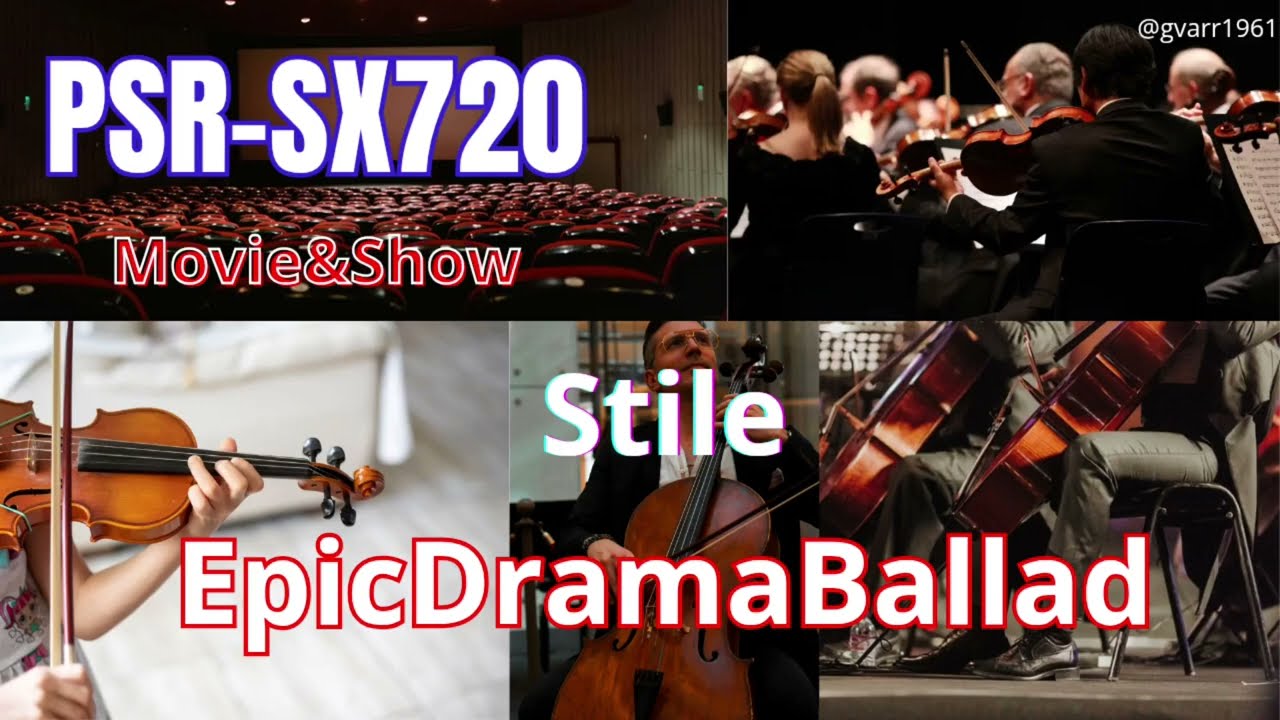 PSR-SX720: Test dello stile EpicDramaBallad #yamaha #keyboard #psr #psrsx #psrsx720 #styles #style