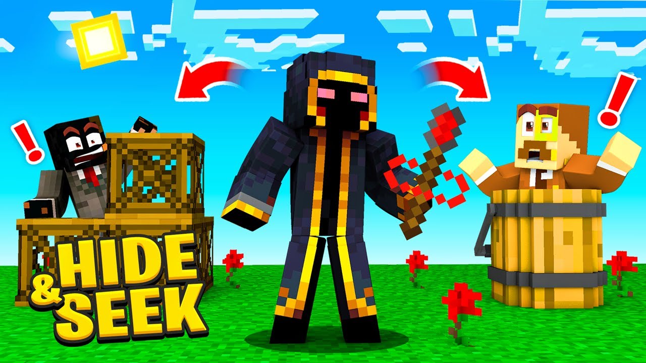 HIDE from the EVIL WIZARD in Minecraft
