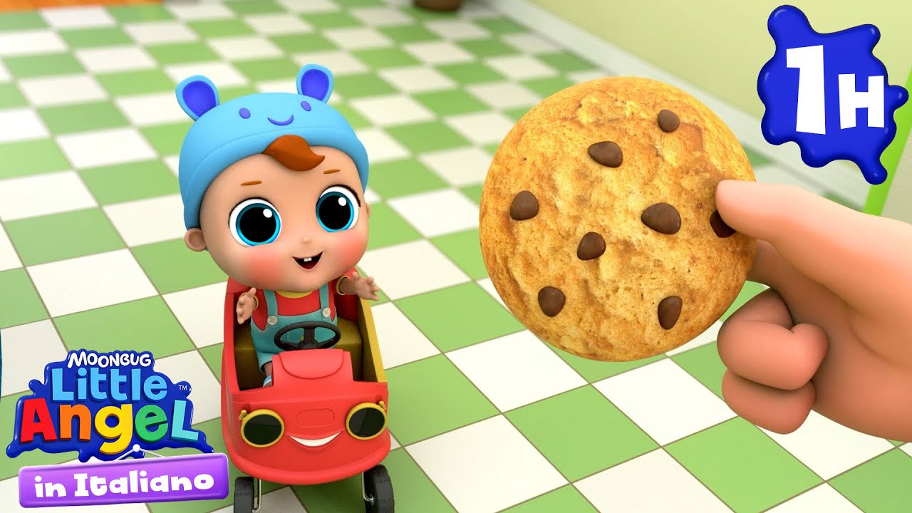 È Ora Della Merenda Gianni | Little Angel Italiano | Cartoni Animati con Gianni Piccino