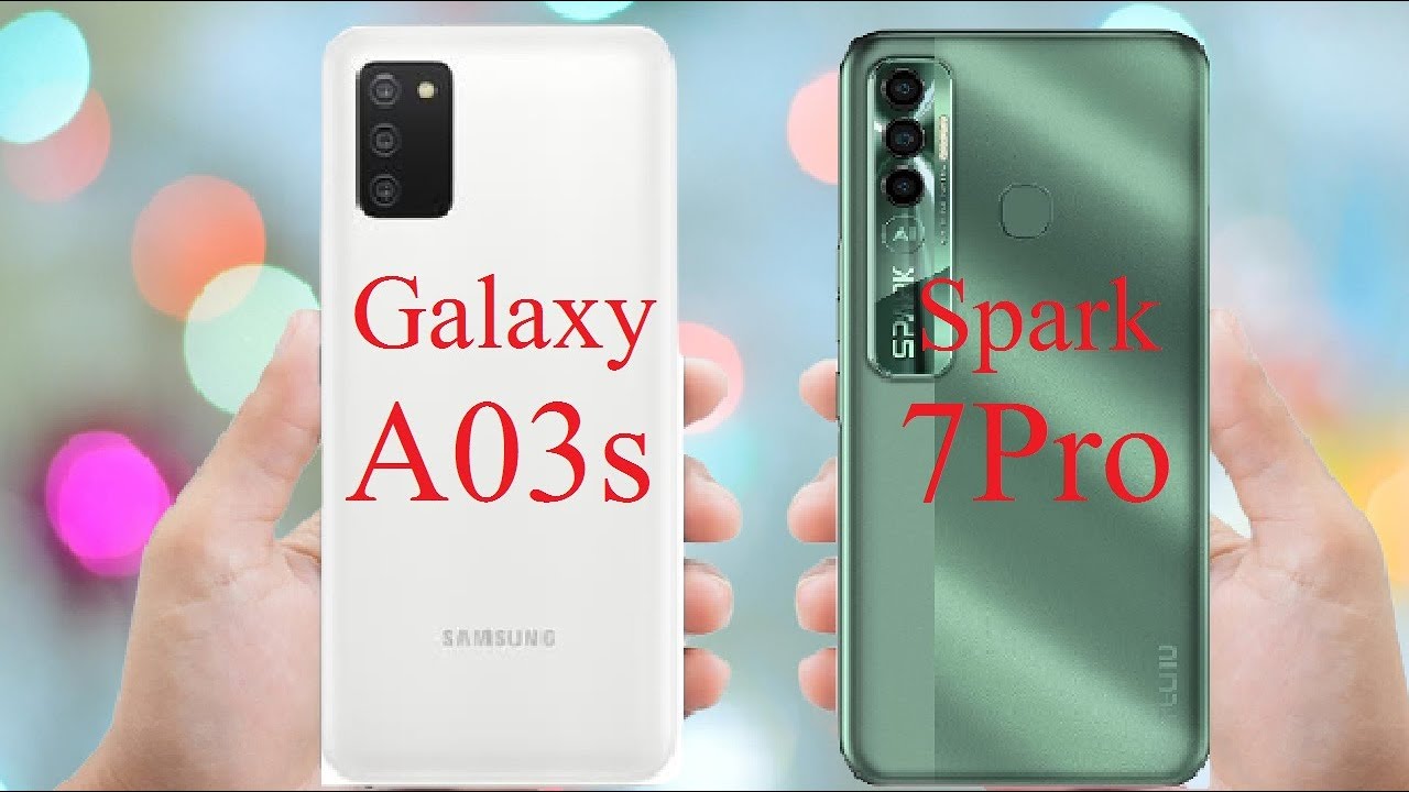 samsung galaxy a03s vs tecno spark 7 pro