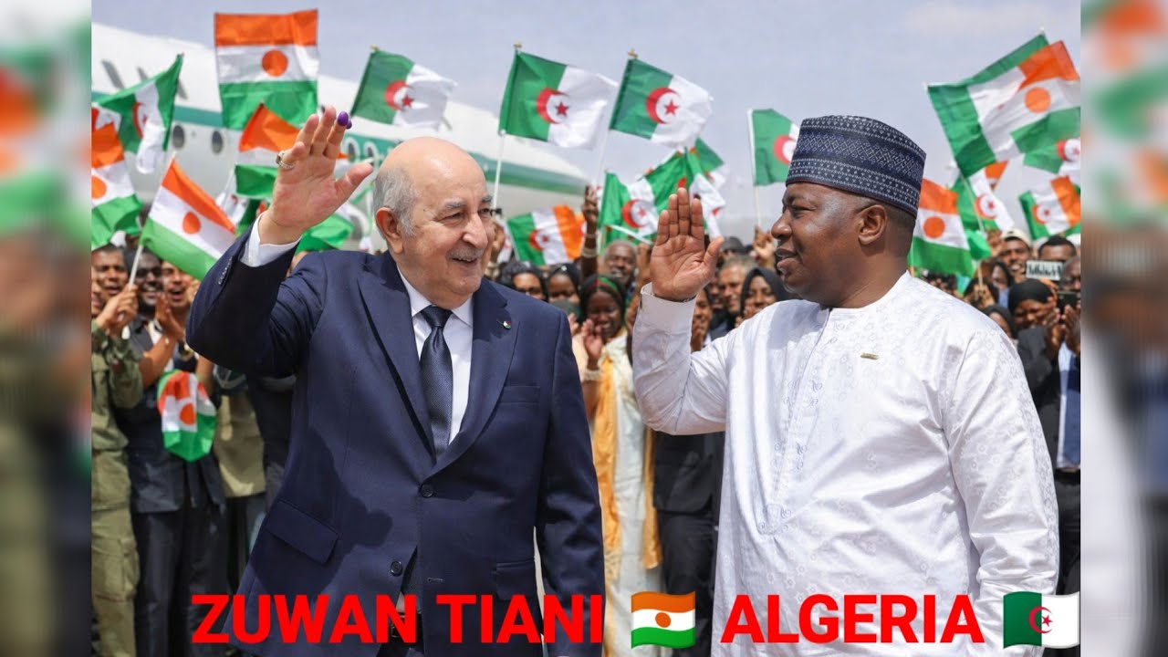 🇳🇪🤝🇩🇿 Przybycie prezydenta Nigru 🇳🇪 Algierii 🇩🇿 Jak mieszkańcy kraju okazali swoją miłość do Tcha...
