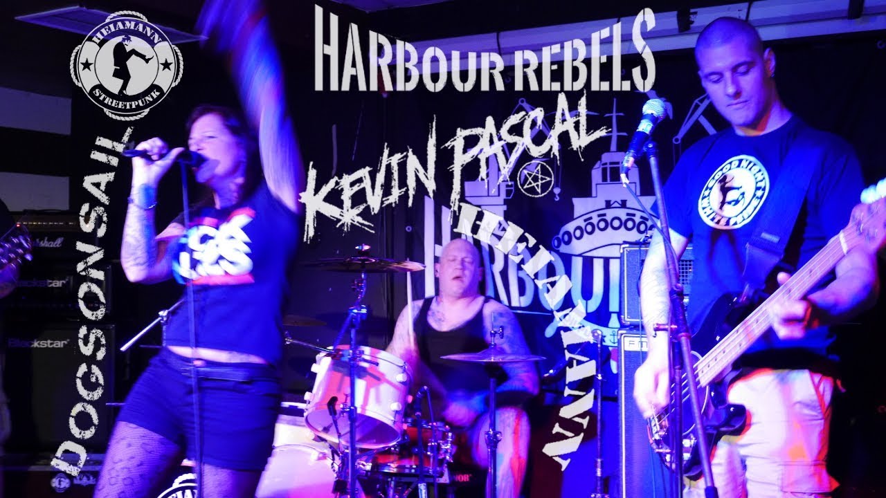 Heiamann, Kevin  Pascal, Harbour Rebels, Dogs on Sail, Live in den Fanräumen