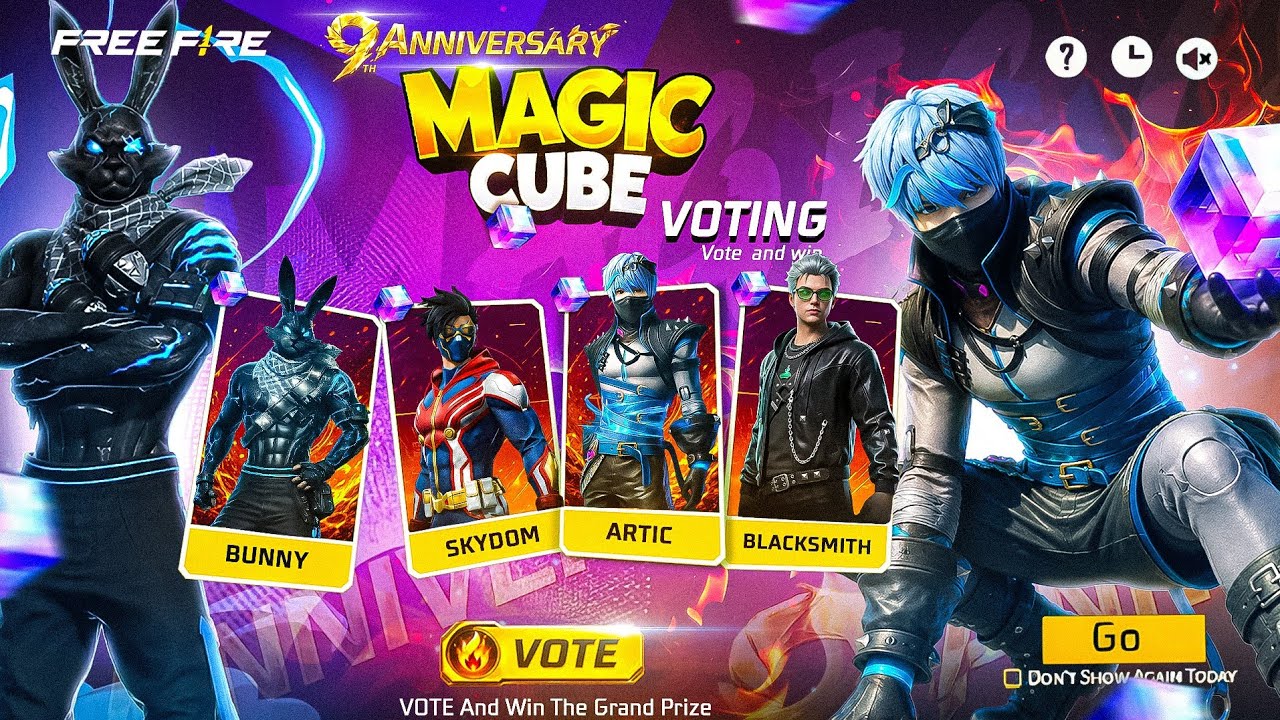 2 Free Magic Cube + Next Magic Cube Store Update🔥| 9th Anniversary Event Free Fire | FF New Event