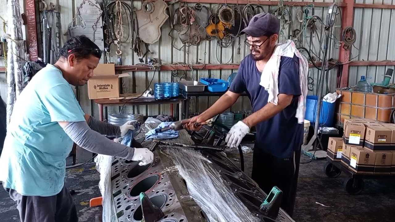ASSYMBLE KTA50 CUMMINS ENGINE PART3