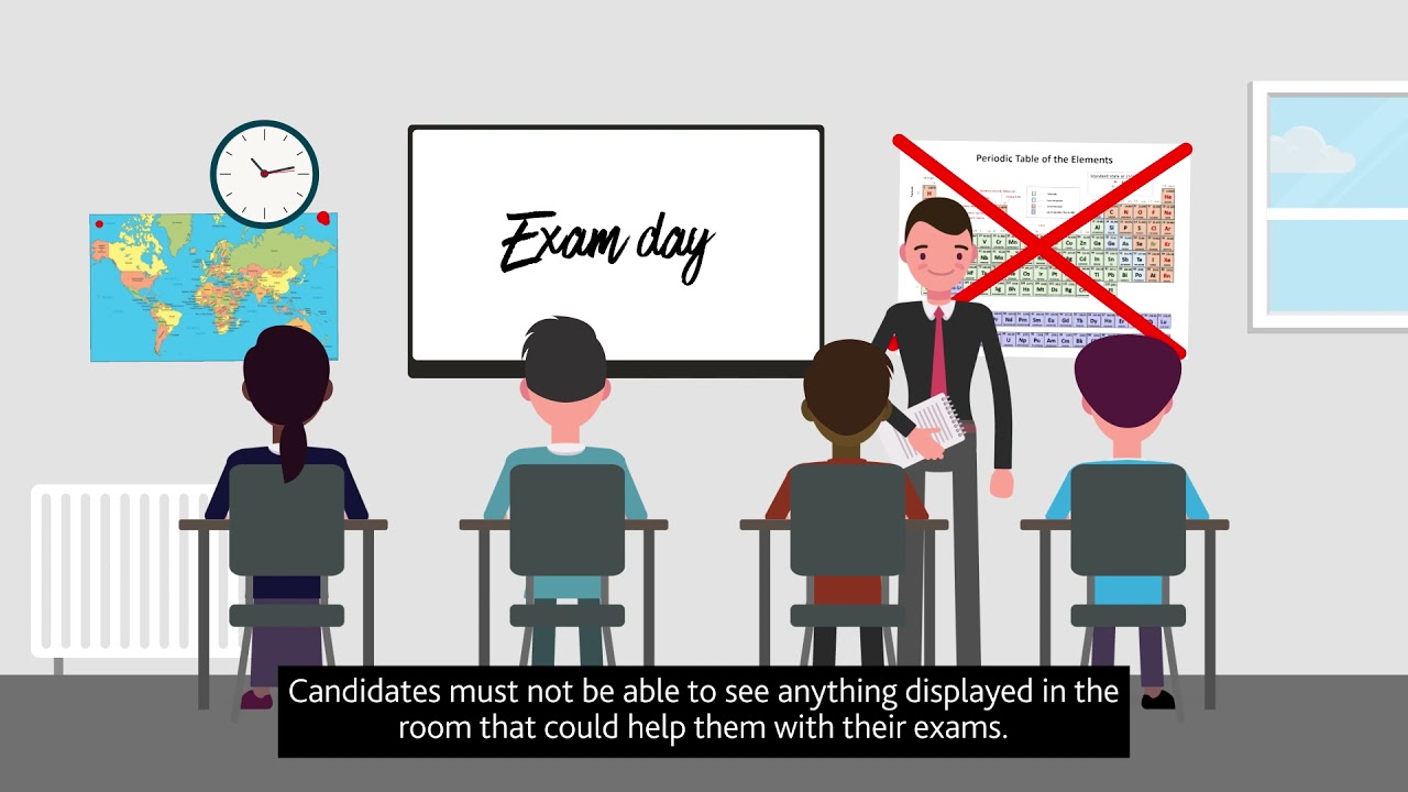 Preparing the exam venue