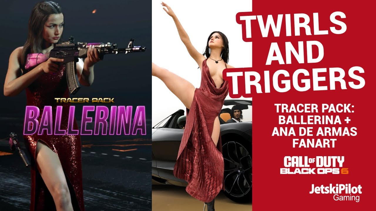 Tracer Pack Ballerina Bundle Overview  | Call of Duty: Black Ops 6 | Plus Eve (Ana De Armas) Fan Art