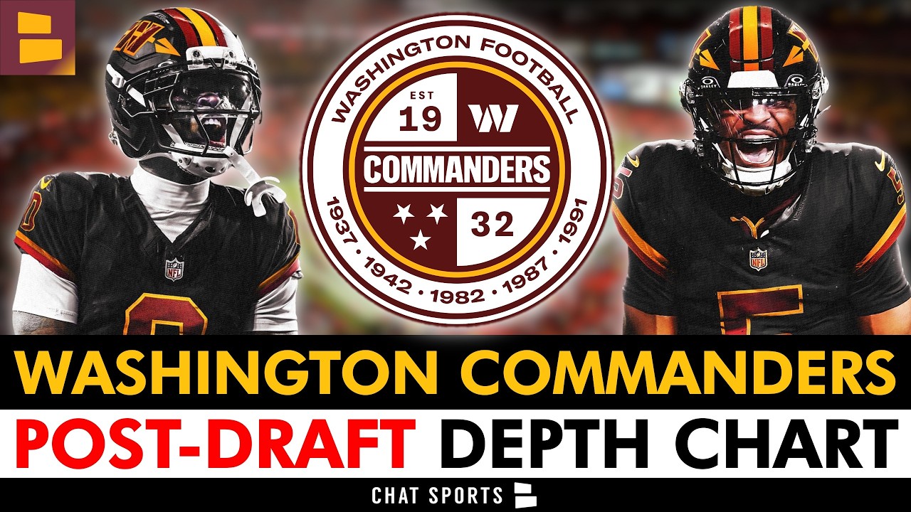 UPDATED Washington Commanders Depth Chart After The 2026 NFL Draft