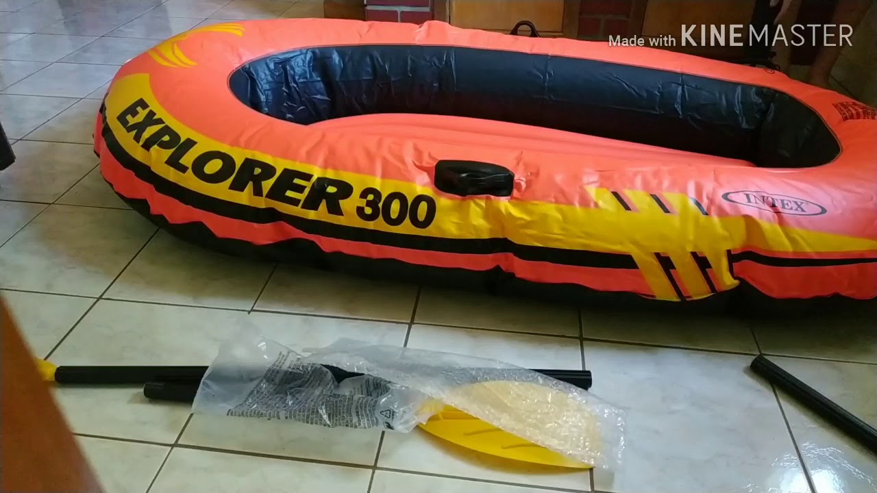 Umboxing mini bote inflável EXPLORER 300