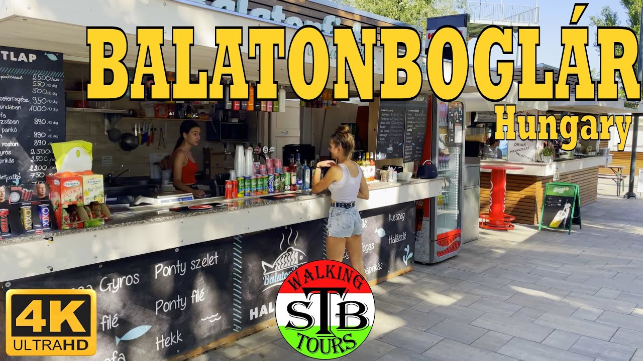 Balatonboglar 🇭🇺 Hungary Walking on the beach, Summer 2022 [21 min] 4K