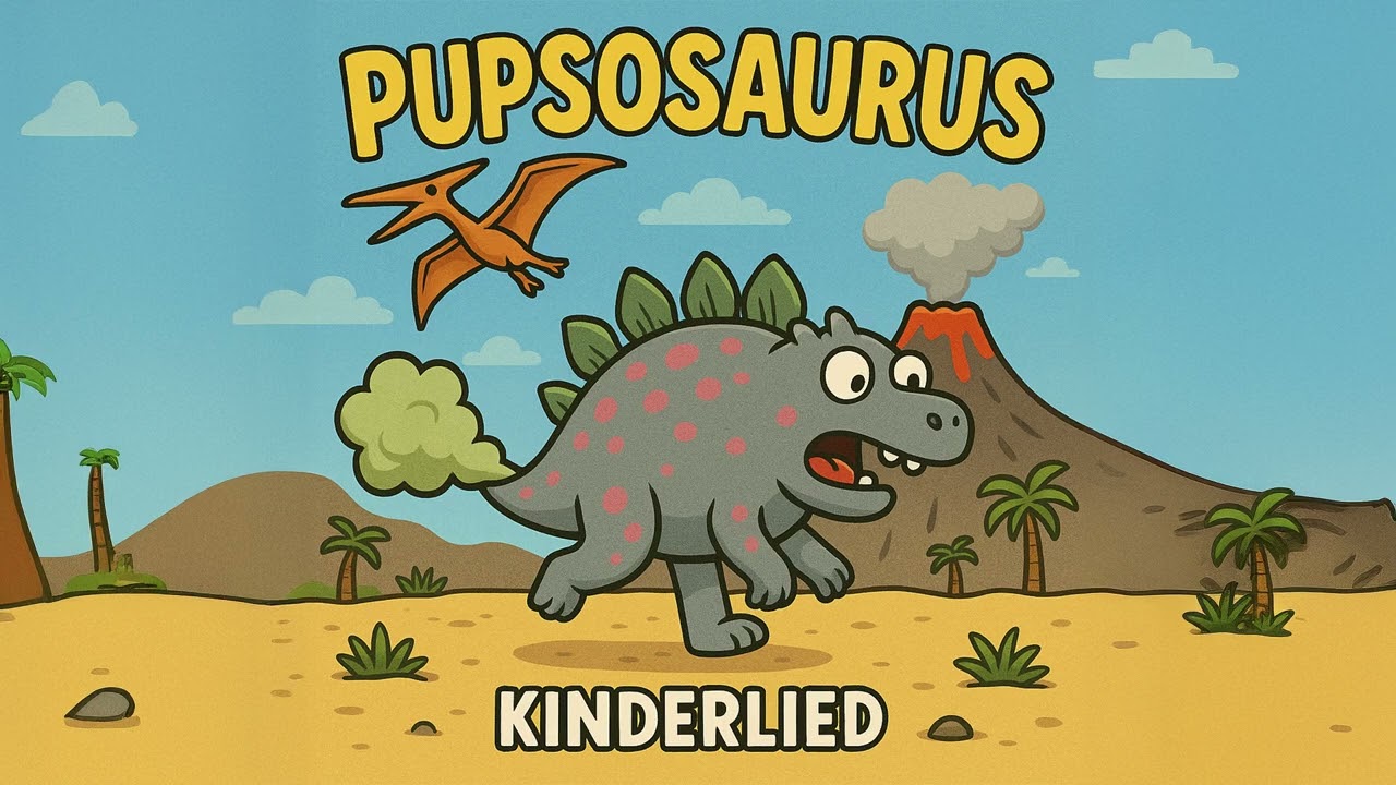 Pupsosaurus 💨🦕 | Funky Tanzlied für Kinder mit Groove & Humor | Lieder-Zwerg