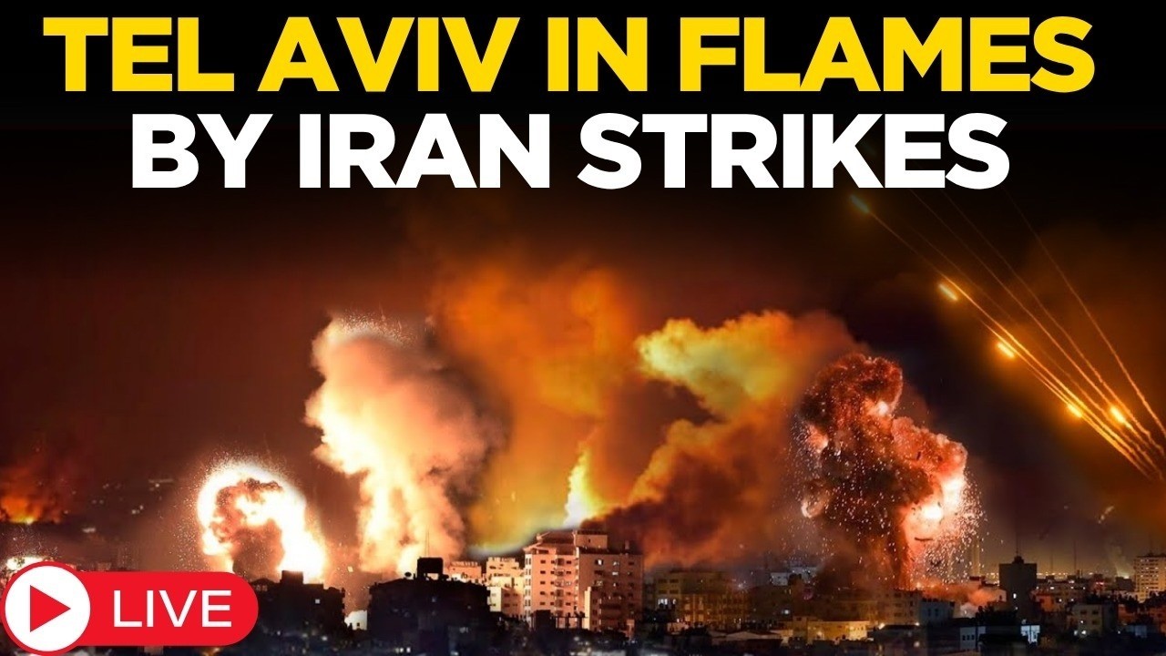 Iran Strikes Israel LIVE: Tel Aviv On Fire! | Multiple Missile Attack On Israel | War Update LIVE