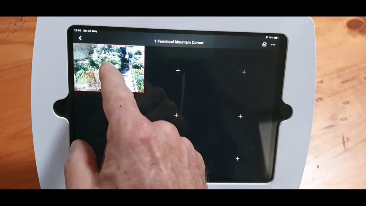 iPad Hik-connect application