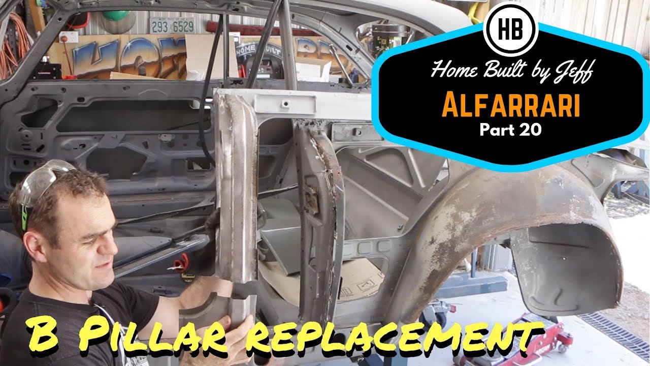 B pillar replacement - Alfarrari 105 project car build part 20