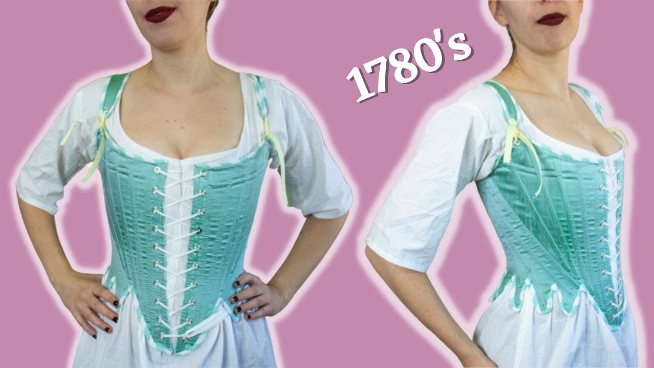 Making 1780s Stays for my 18th Century Sarah Sanderson Costume