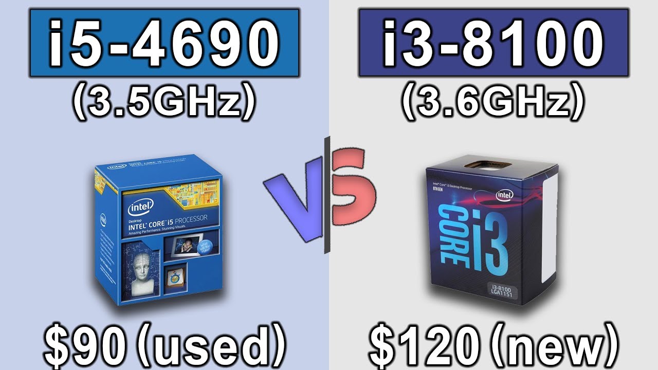 i5 4690 (non K) vs i3 8100 | GTX 980 Ti OC | New Games Benchmarks