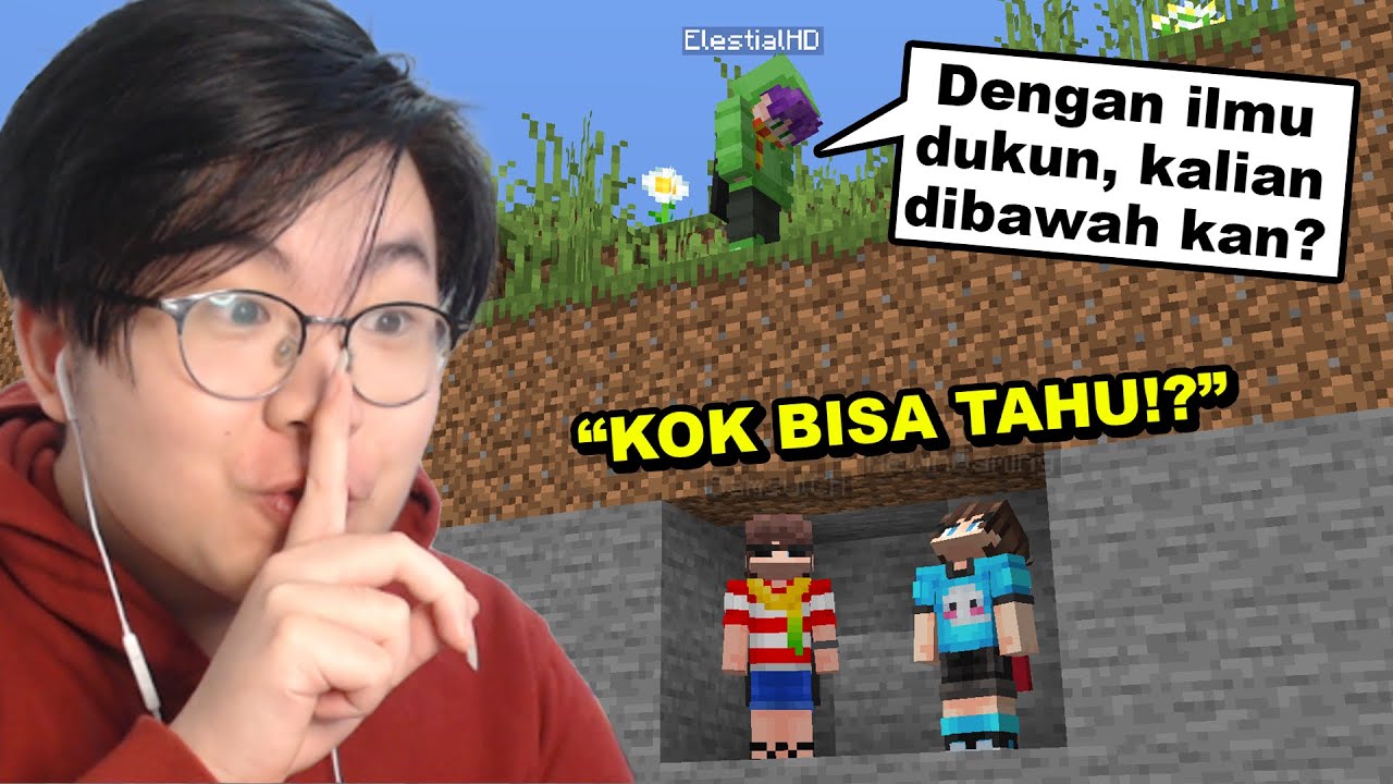 Gw Main Petak Umpet, Tapi Pake Indra Ke Enam Untuk Nebak Lokasi di Minecraft