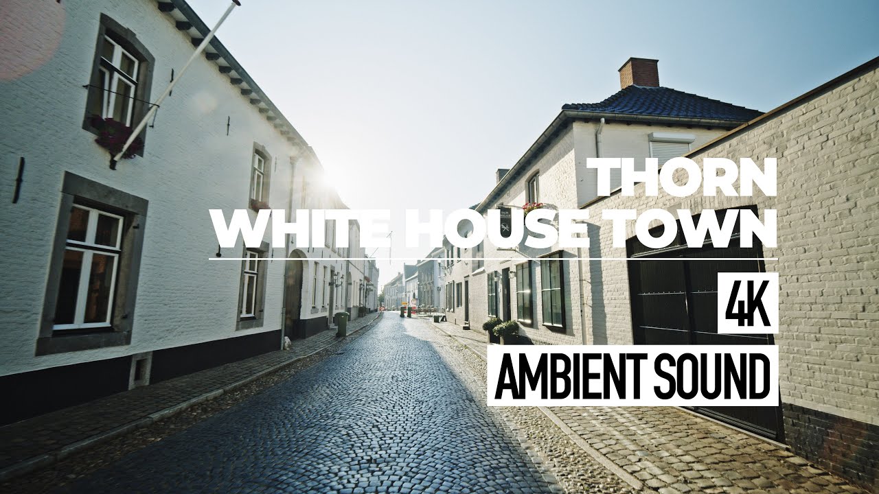 Thorn - het Witte stadje van Nederland / Virtual Tour of The White House Town | 4K Walk
