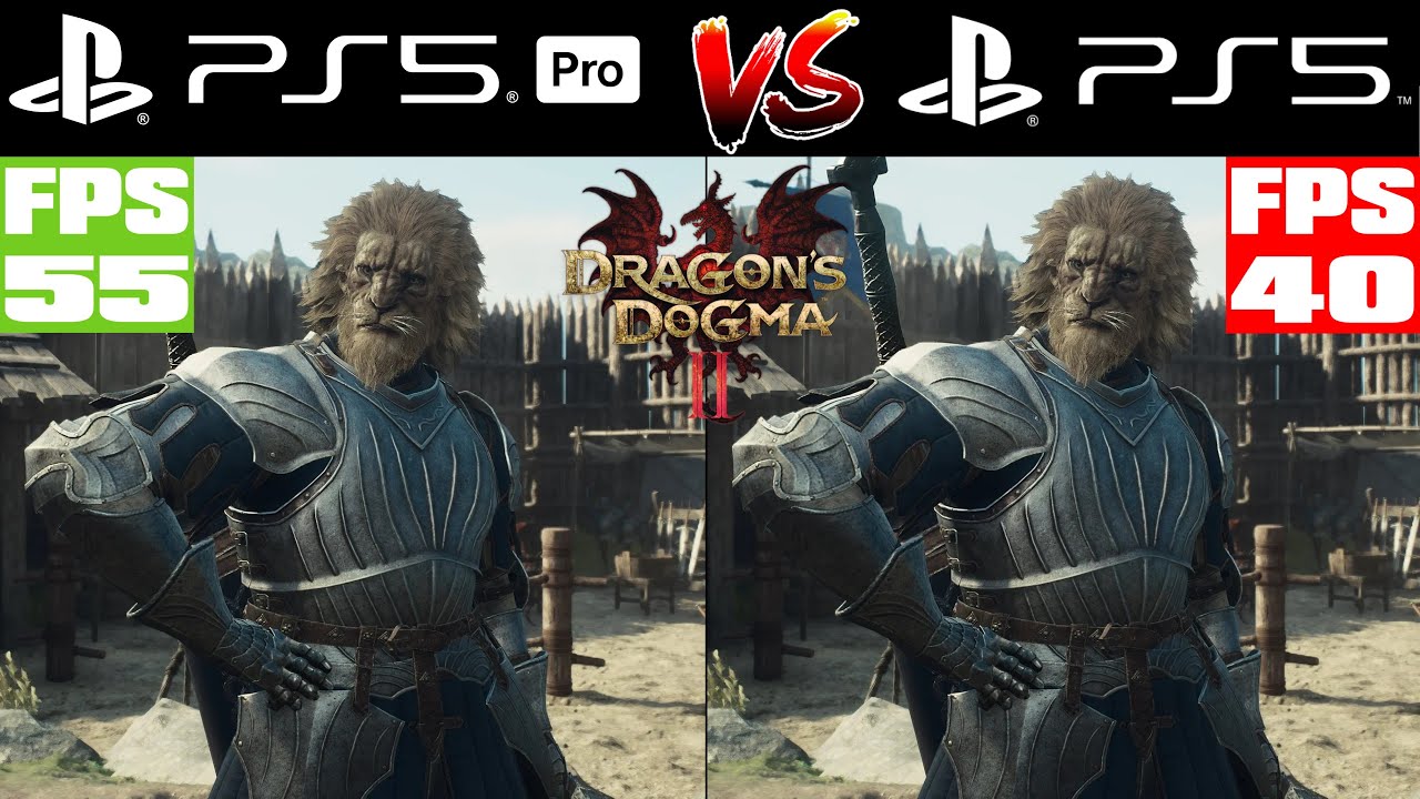 Dragon's Dogma II - PS5 Pro vs PS5 - Much Better On PS5 Pro - All Performance Modes Tested