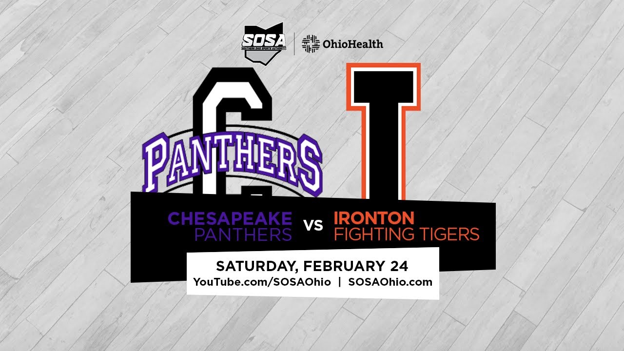 BOYS BB Sectional Final - Chesapeake Panthers vs Ironton Fighting Tigers