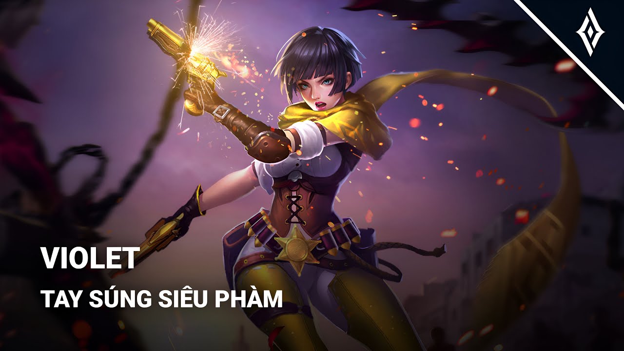 Trang Phục Violet Tay S&uacute;ng Si&ecirc;u Ph&agrave;m | Li&ecirc;n Qu&acirc;n Mobile