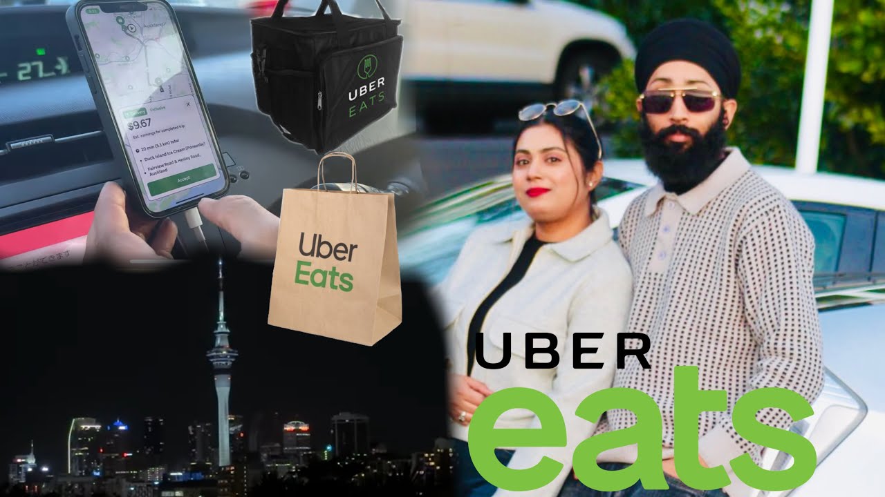 How much can you earn as Uber eats and deliveryeasy driver in NEW ZEALAND #ubereats #tonyzealandia 