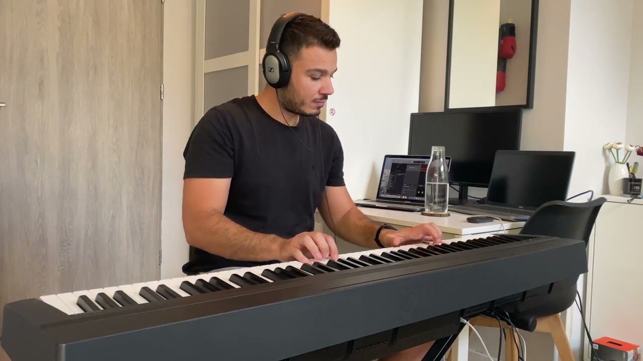 The Scientist - Coldplay - Piano Cover - Yamaha P45 - Samir Nasr - (by ear)