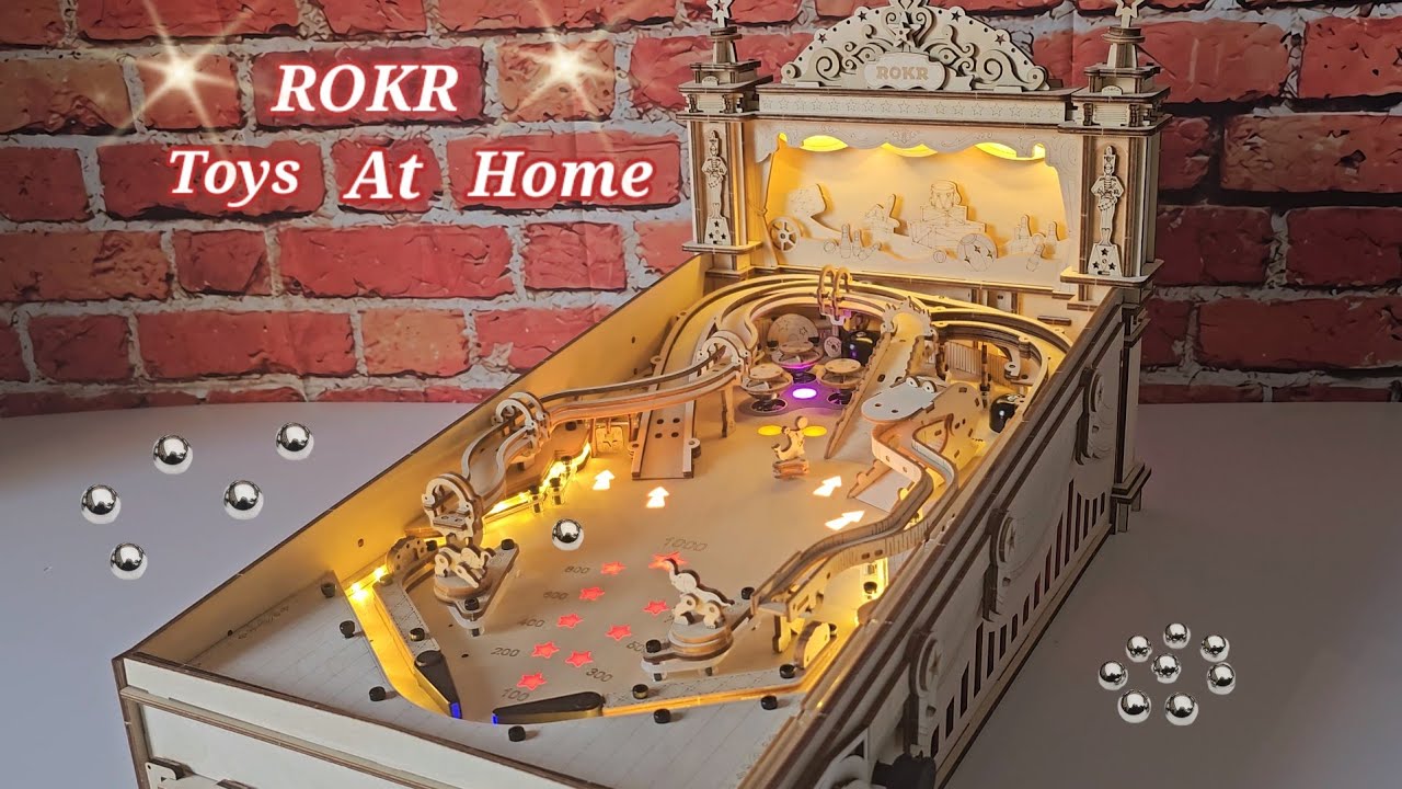 3D Wooden Pinball Puzzle from #rokr